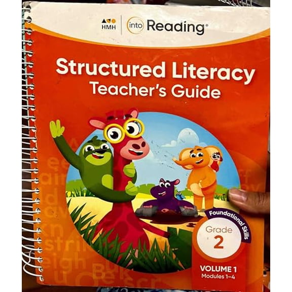 Pre-Owned HMH Into Reading Structured Literacy ,Grade 2 ,Volume 1 ,Modules 1-4 ,TeacherS Guide ,Foundational Skills, 9780358883593, 0358883598, Paperback,