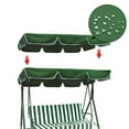 UAEBM Garden Seat Double Replacement Canopy Top, Outdoor Patio Swing