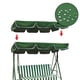 thumbnail image 1 of Toldo de repuesto para columpio de jardín, cubierta para columpio de patio, techo de sombra para columpio de exterior, funda para columpio de dos plazas, protege el columpio del sol y la lluvia,, 1 of 9