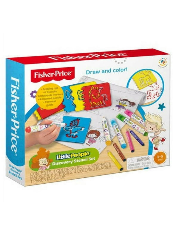 Fisher Price Little People Discovery Stencil Set