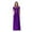 Purple, variant on U.Vomade Women's Short Sleeve Round Neck Loose Casual Pocket Long Dress