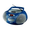 Durabrand CD Boombox With AM/FM Radio (Blue), CD-109