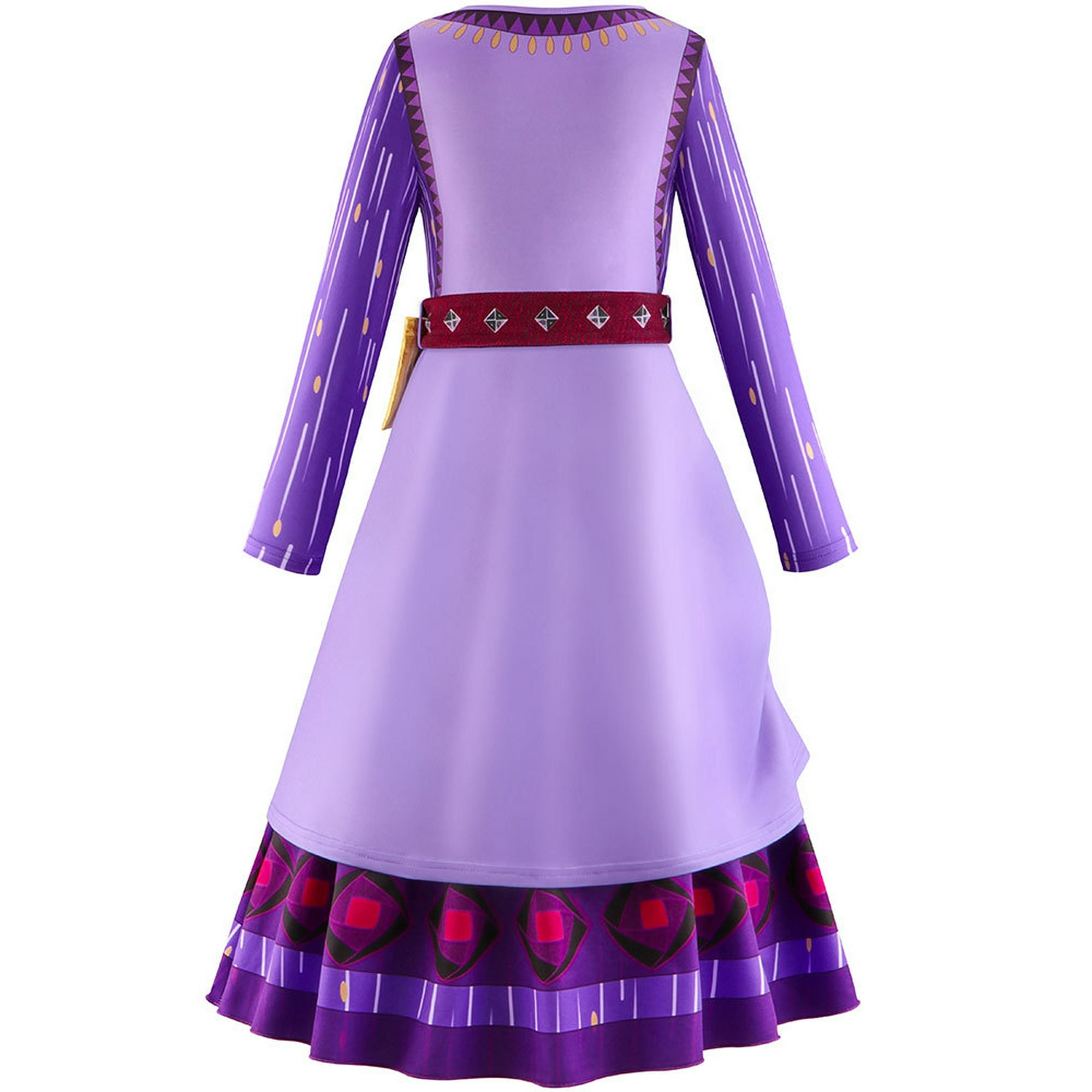 Wish Costume Fille Asha Princesse Robe avec Accessoires Youyoupin