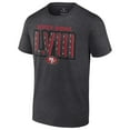 thumbnail image 2 of Men's  Heather Charcoal San Francisco 49ers Super Bowl LVIII Big & Tall T-Shirt, 2 of 4