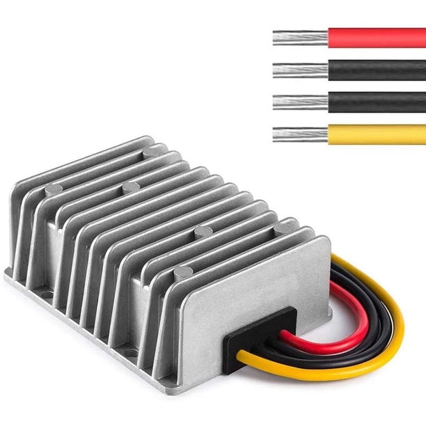 Reductor Reductor DC/DC 24V a 12V 30A 360W Convertidor Regulador Reductor, Fuente de Alimentación Transformador Módulo de Voltios para Carro Módulo de Fuente de Alimentación Luz de Tira