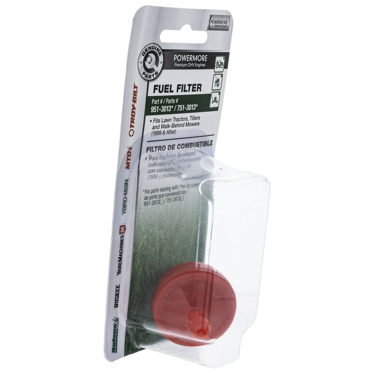 MTD 951 3013 Fuel Filter Troy Bilt Mustang Pony ES Horse Bronco 1000 450 50 340