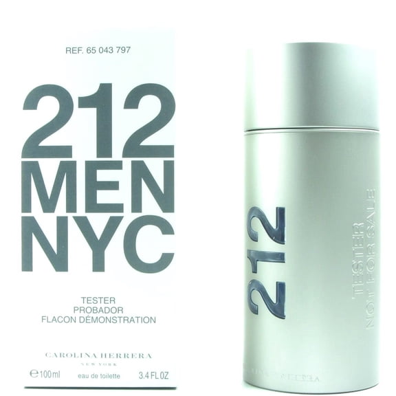 212 by Carolina Herrera Eau De Toilette Spray (New Packaging Tester) 3.4 oz for Men