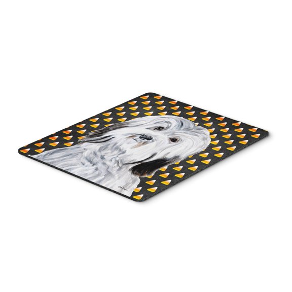 "Havanese Candy Corn Halloween Mouse Pad Hot Pad or Trivet"
