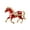 Red, variant on bestolf Horse Brooch Alloy Enamel Pin with Rhinestones Inlaid Clothes Hats Bags Collar Badge Fashion Accessories