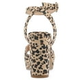 thumbnail image 4 of Journee Womens Nairri Vegan Leather Platform Heel Dress Sandals, Widths Available, 4 of 10