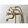 thumbnail image 4 of Kingston Brass CCK226K7 Kingston Freestanding Clawfoot Tub Faucet Package with Supply Line, Brushed Brass, 4 of 7