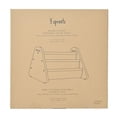 thumbnail image 4 of 3 Sprouts  Toddler Double-Sided Portable Bookshelf Rack for Bedroom and Playroom, Terrazzo Cream, 4 of 16