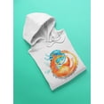 thumbnail image 3 of Sleeping Dragon Watercolor Hoodie Men -Image by Shutterstock, Male Medium, 3 of 4