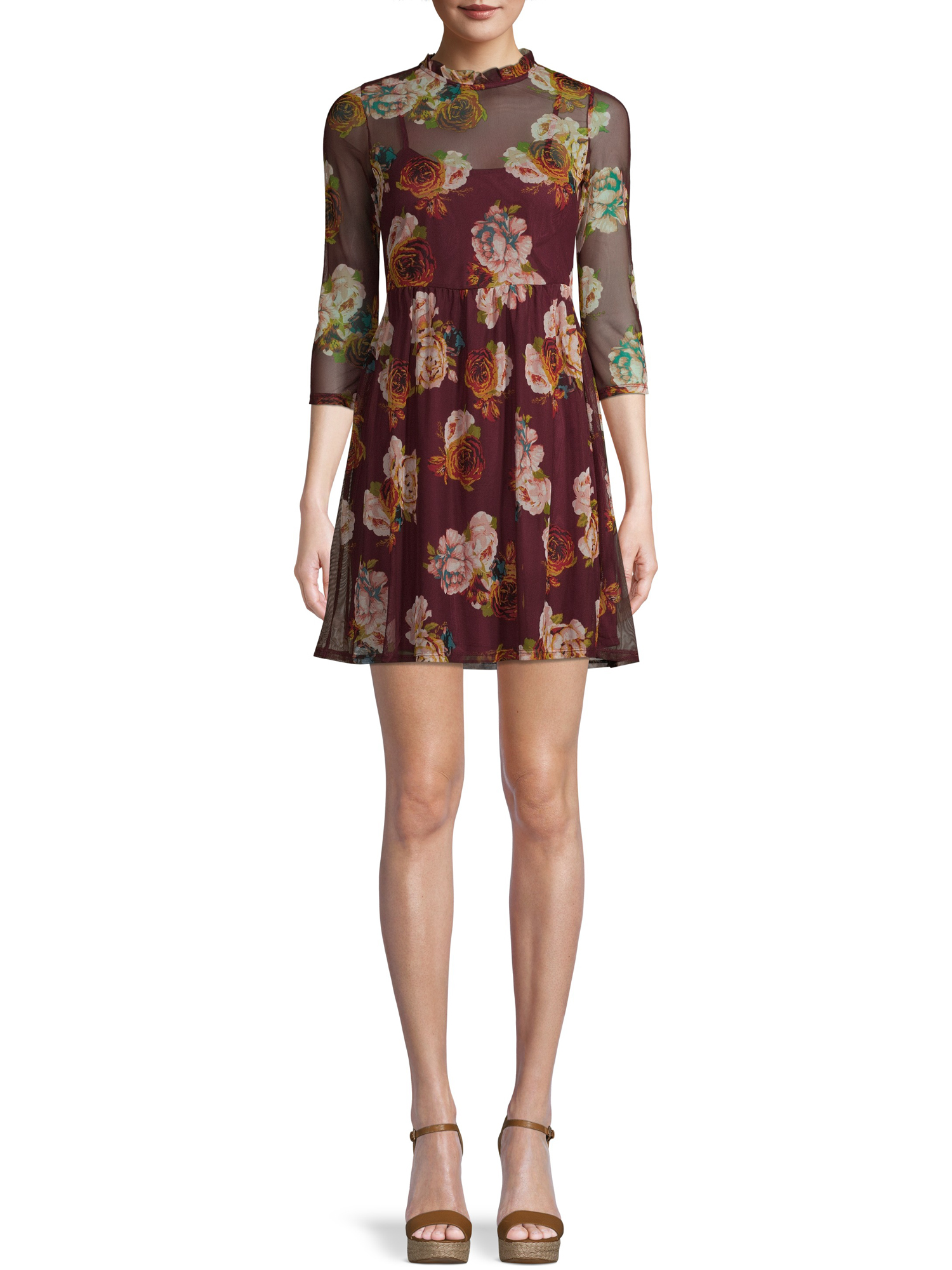 honey and rosie burgundy dress