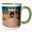 Green/White, variant on 3drose, Maryland, Baltimore, Arched Entrance, Fort Mchenry - Us21 Bbr0001 - Brent Bergherm, 11oz Mug