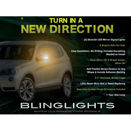 Bmw X3 E83 F25 Led Side Mirrors Turnsignals Mirror Turn Signals Bmw X3 E83 F25 Led Side Mirrors Turnsignals Mirror Turn Signals Signalers Lights Accent Lamps