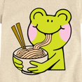 thumbnail image 3 of Instant Message - Frog Ramen - Youth Girls Fitted Short Sleeve T-Shirt, 3 of 6