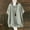 Gray, variant on Tittly Womens Linen Shirt Women'S Gauze Tops Linen Button Up Shirts for Women Women's Summer Short Sleeve Solid Casual Loose Linen Top Beige