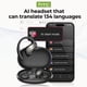 thumbnail image 2 of Auriculares Inalámbricos Auriculares con Traducción Por IA Auriculares Bluetooth Abiertos Sonido Estéreo de Alta Definición Resistentes Al Agua, NE 19 Negros, 2 of 6