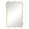 thumbnail image 2 of Mainstays 24x36 Gold Framed Large Wall Mirror for Bathroom or Living Room, 2 of 6