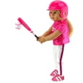 thumbnail image 2 of Hot Pink Baseball Slugger Outfit with Accessories For 18 inch dolls, 2 of 4