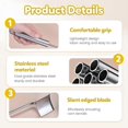 thumbnail image 5 of Stainless Steel Corn Cob Peeler, Long Handle Corn Stripping Tool, Quick & Easy Kernel Stripper, Kitchen Gadget, 5 of 5