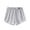 Grey, variant on Unisex Kids Solid Athletic Shorts, White Binding Elastic Waist Summer Beach Sports Shorts for Boys Girls 2â12 Years