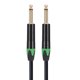 thumbnail image 4 of Conector Macho Chapado en Oro Zhivalor 10PCS 6.35mm Adaptador de Micrófono Verde, 4 of 8