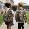 thumbnail image 2 of Yuyamidu Elephant Backpack for School Boys 10-12 Bookbag Lunch Box Tote Bag Pencil Pouch Water Bottle Holder with Strap Zipper Purse for Elementary Middle School 17 inch, 2 of 7