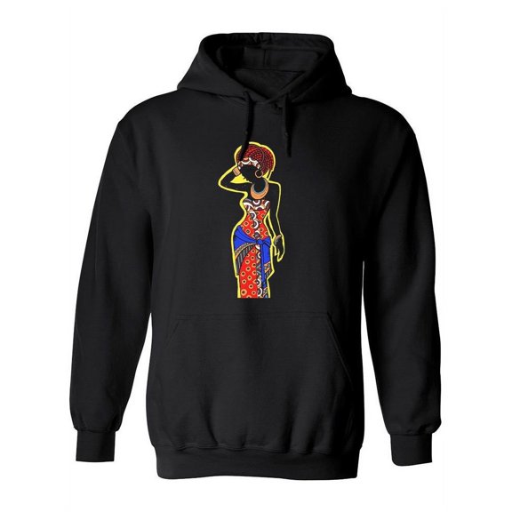 Sketch Of A Woman Posing Hoodie Women -Image by Shutterstock, Female XX-Large