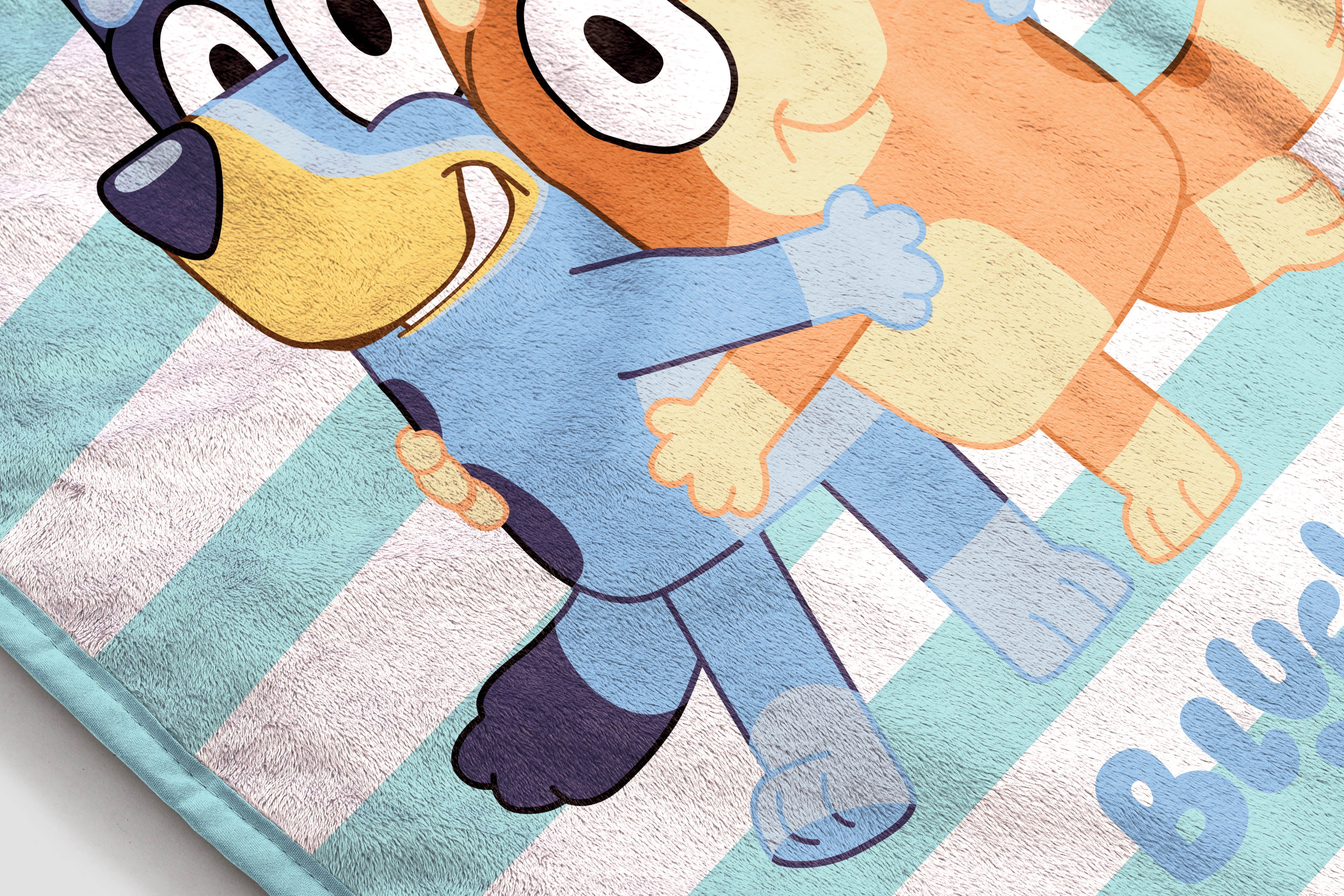 Bluey Jeté en Molleton au Toucher Soie 102 cm x 127 cm