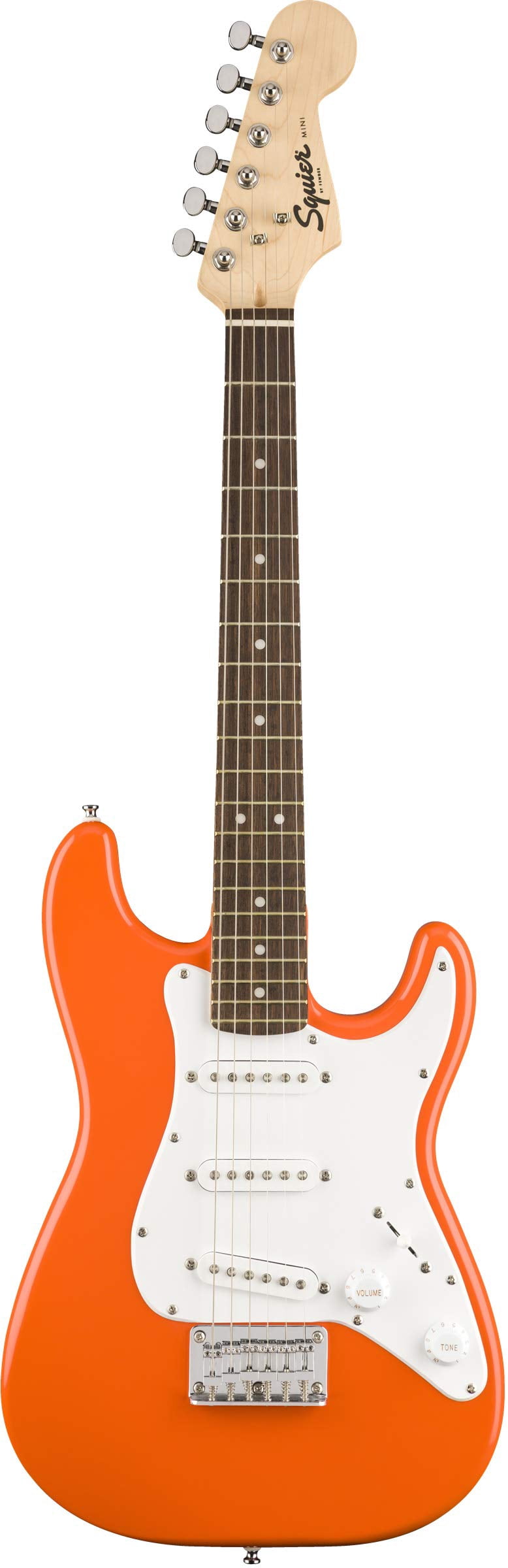 Fender Squier Mini Strat Electric Guitar - Competition Orange w/ Tuner