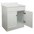 thumbnail image 5 of Design House 591214 Wyndham 2-Door Bathroom Vanity with Cultured Marble 4" Centerset Solid White Vanity Top, Unassembled, 31x19, White, 5 of 19