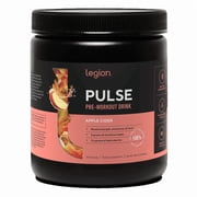 Legion Athletics Pulse Pre-Workout Supplement, Tropical Punch, Naturally Sweetened With No Added Sugar, 350mg Caffeine, 20 Servings, High Performance Energy & Focus Powder