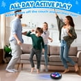 thumbnail image 3 of JBeeCtrl Hover Soccer Ball Toys for Boys & Girls Rechargeable Indoor  Floating Air Soccer Ball with LED Light Birthday Gifts for Kids Age 3 4 5 6 7 8 Years Old, 3 of 9
