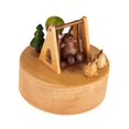 thumbnail image 4 of Caja musical de madera, adorno de escritorio, decoración del hogar, regalo de cumpleaños, artesanías, estatua de mesa 11 x 95 cm, 4 of 9