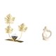 thumbnail image 5 of Estatua de figura,Estatuas de hojas y flores de metal,esculturas decorativas,Figuras decorativas para el hogar,para estante,mesa o vitrina.,Estatua abstracta,Estatua de resina,decoración para, 5 of 8