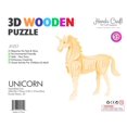 thumbnail image 2 of Hands Craft 3D Classic Wooden Puzzle: Unicorn, 2 of 2