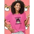 thumbnail image 2 of Corgi Mama T-Shirt Women -Image by Shutterstock, Female 3X-Large, 2 of 4