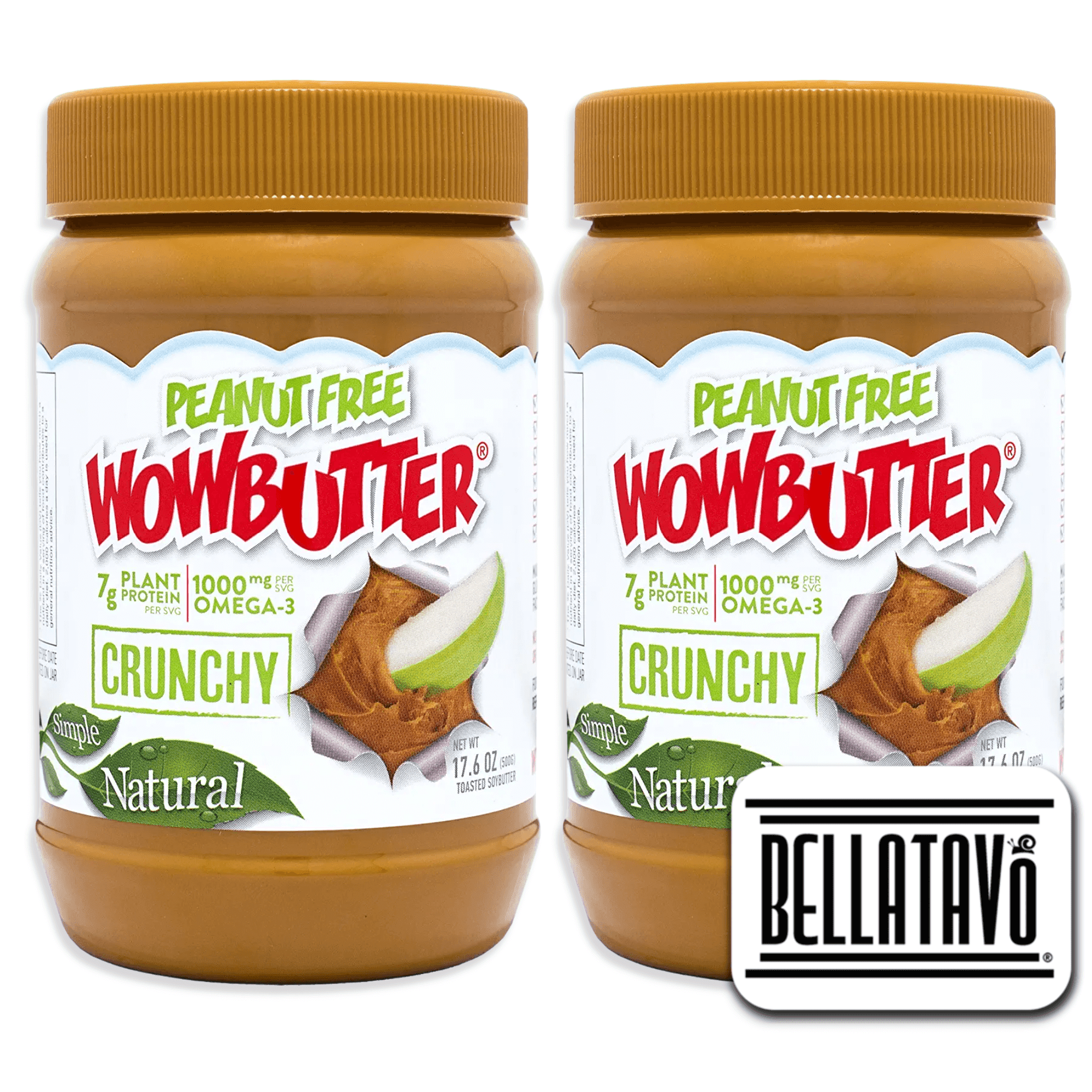 Peanut Free Crunchy Peanut Butter Alternative Bundle. Includes Two1.1