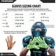 thumbnail image 2 of Guantes De Americano Joker, Negro/ Blanco Yl - Xl, 2 of 8