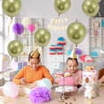 thumbnail image 6 of Unique Bargains 20Pcs Latex Party Wedding Graduation Anniversary Balloons Green, 6 of 6