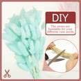 thumbnail image 3 of Uxcell 15.7in Bunny Tails Dried Flowers, 70pcs Pampas Grass Decor Rabbit Tail Natural Pampas Grass Bulk Fluffy Faux Pampas Grass Small Dried, Light Blue, 3 of 6
