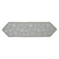 thumbnail image 2 of VHC Brands Yuletide Burlap Dove Grey Snowflake Runner 12x48, 2 of 4