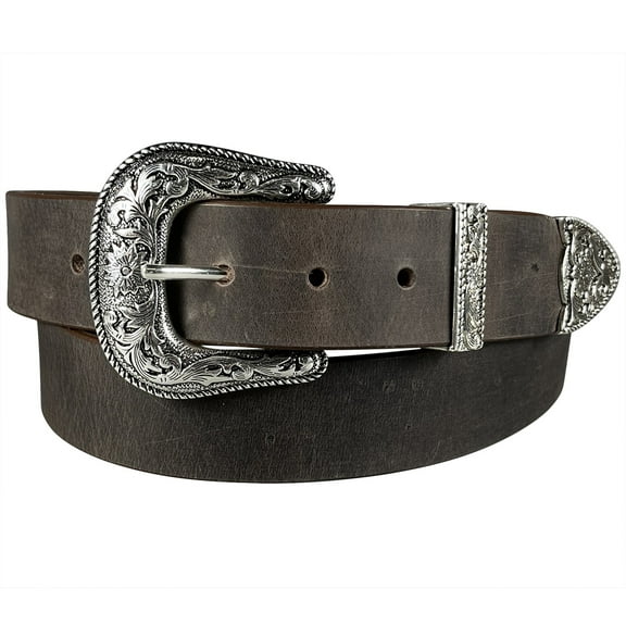 Zelikovitz Crazy Horse Buffalo Western Belt - 1.5"