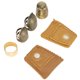 thumbnail image 4 of Kit de dedal de costura, protector de dedos para manualidades, accesorios de bordado, 4 of 14