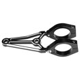 thumbnail image 4 of 1 par de soportes de montaje para faro de motocicleta, soporte de lámpara para cabeza de horquilla para Cafe Racer 41mm, 4 of 10