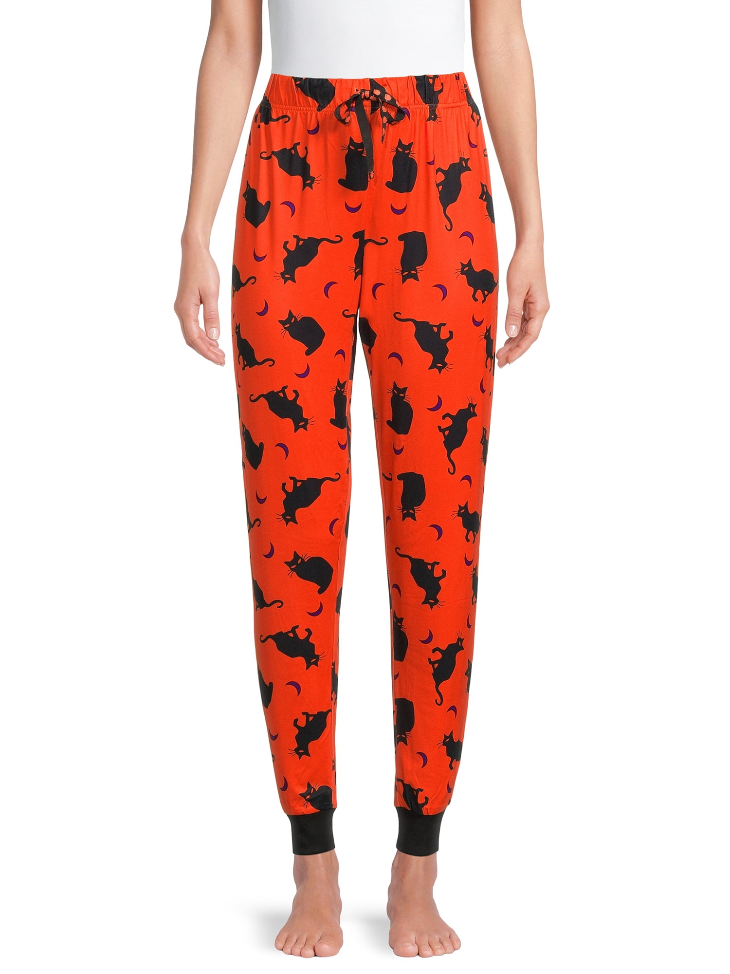 Briefly Stated Nightmare Before Christmas Black Jogger Sleep Pants 