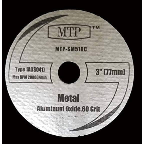 MTP Brand Pack of 8 Assort 3" Wood Plastic Metal Masonry Cutting Wheel Compatible to use for Dremel SM600 Saw Max - 7/16" Arbor