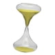 thumbnail image 3 of Reloj de arena con temporizador, reloj de arena, decoración artesanal, 30 minutos, temporizador de reloj de arena con gotas de cristal, reloj de arena Amarillo, 3 of 9